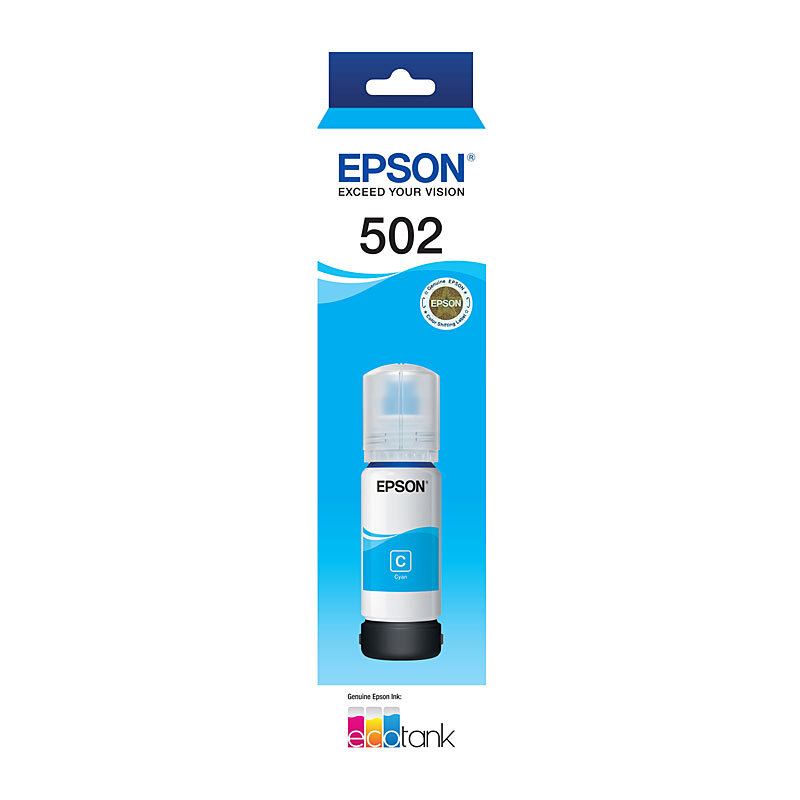 Epson T502 Cyan EcoTank Bottle - Wholesales Supply
