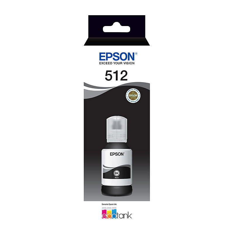 Epson T512 Blk EcoTank Bottle - Wholesales Supply