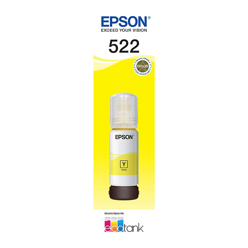 Epson T522 Yell EcoTank Bottle - Wholesales Supply