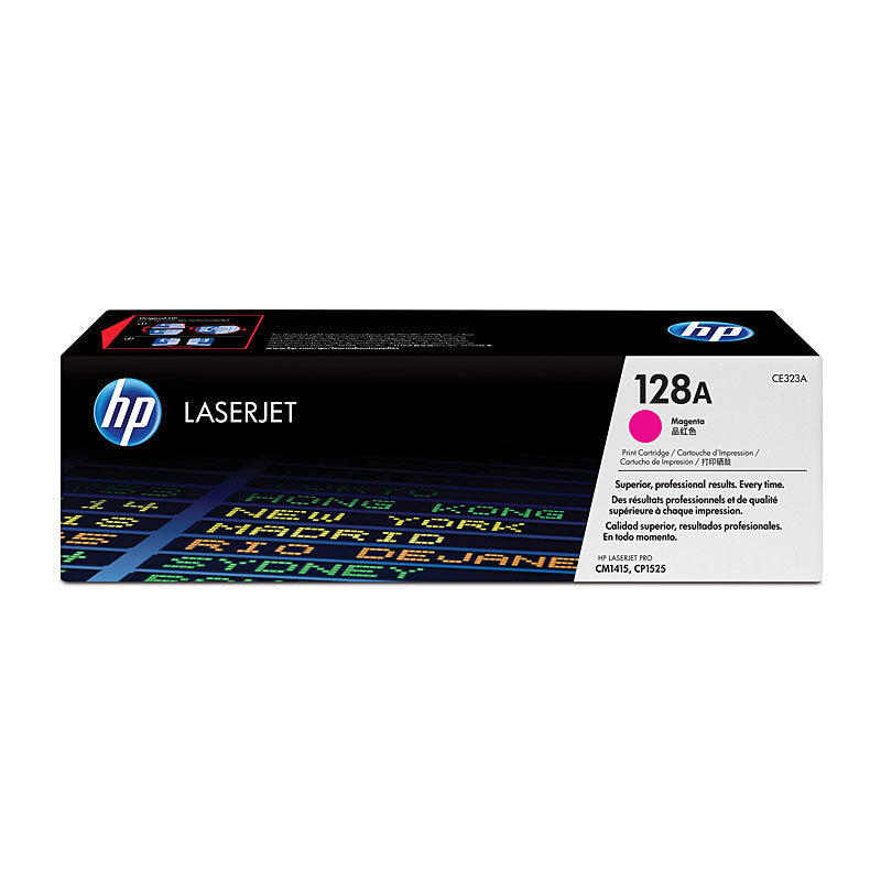 HP #128A Magenta Toner CE323A - Wholesales Supply