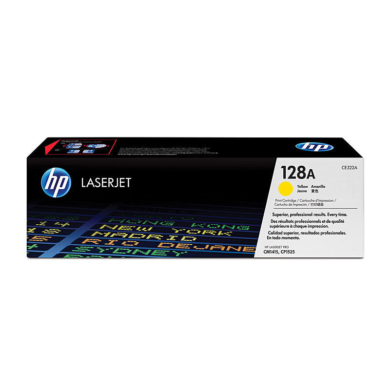 HP #128A Yellow Toner CE322A - Wholesales Supply