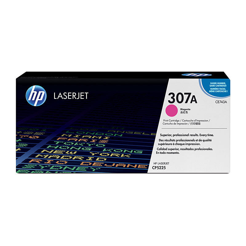 HP #307A Magenta Toner CE743A - Wholesales Supply