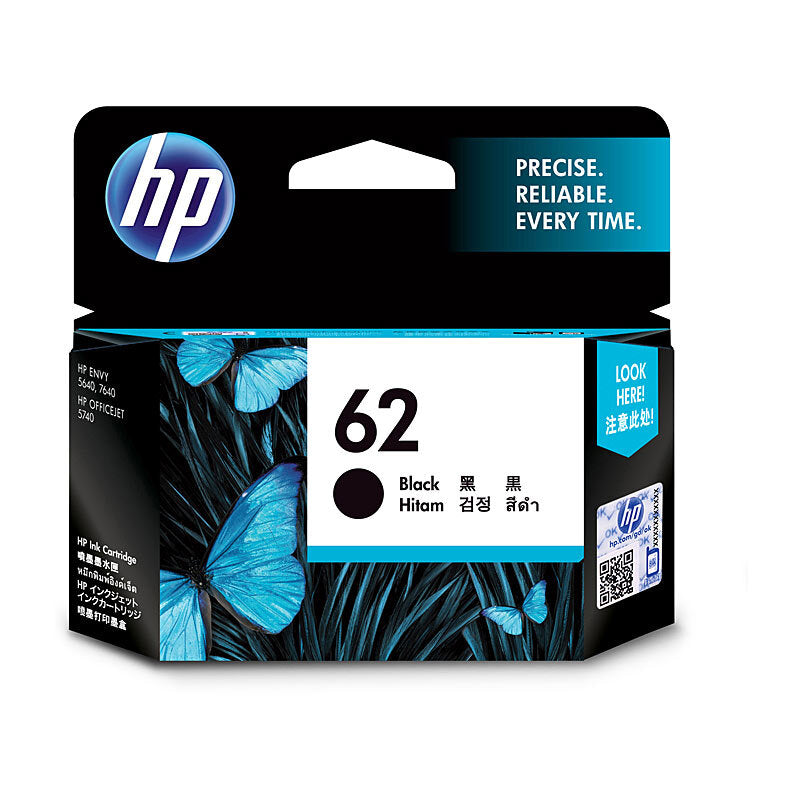 HP #62 Black Ink C2P04AA - Wholesales Supply
