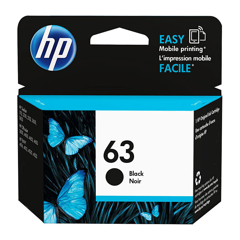 HP #63 Black Ink F6U62AA - Wholesales Supply