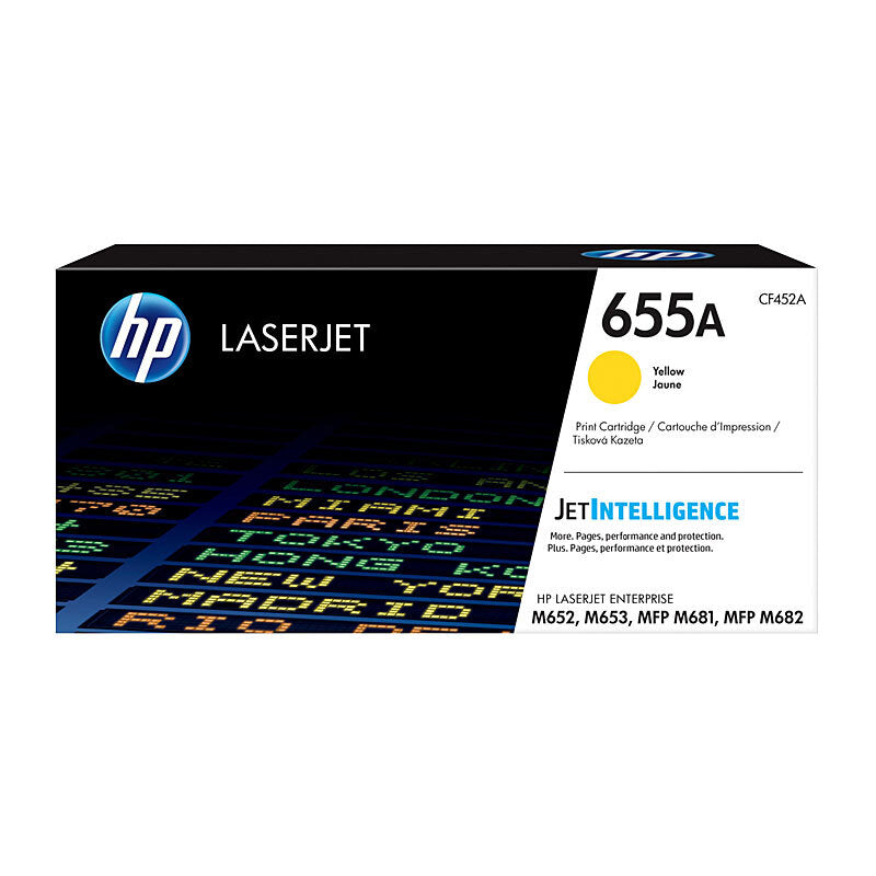 HP #655A Yellow Toner CF452A - Wholesales Supply