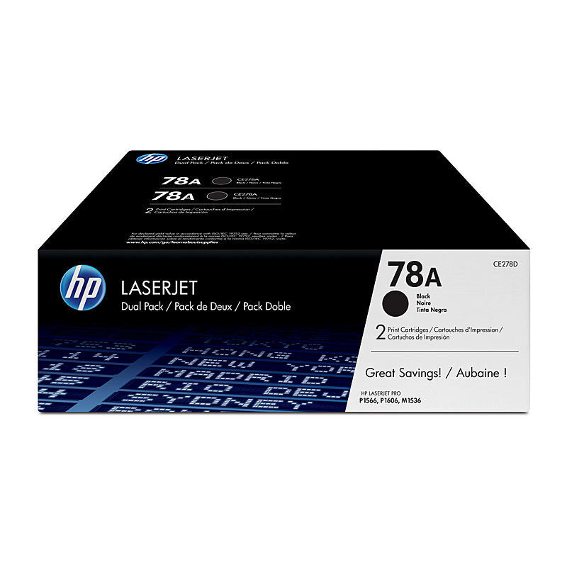 HP #78A Twin Pack CE278AD - Wholesales Supply