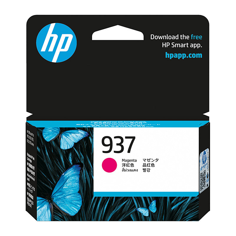HP #937 Magenta Ink 4S6W3NA - Wholesales Supply