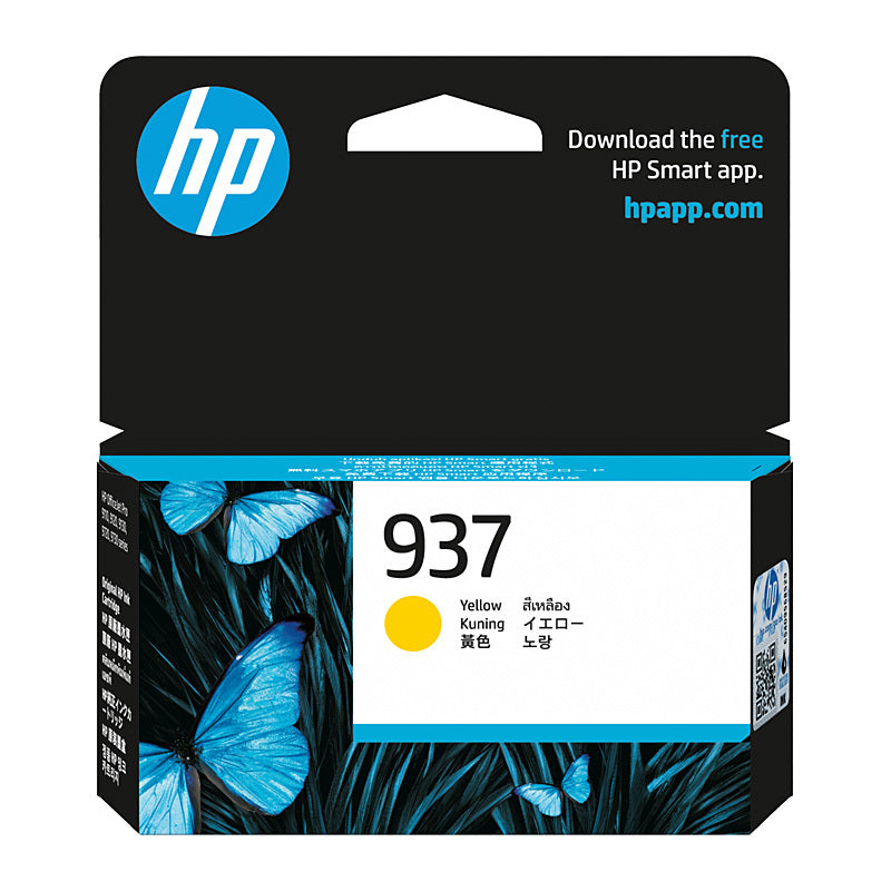 HP #937 Yellow Ink 4S6W4NA - Wholesales Supply