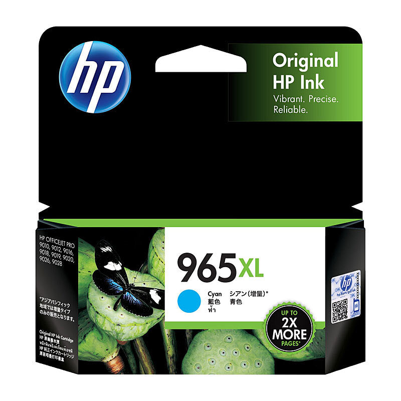 HP #965XL Cyan Ink 3JA81AA - Wholesales Supply