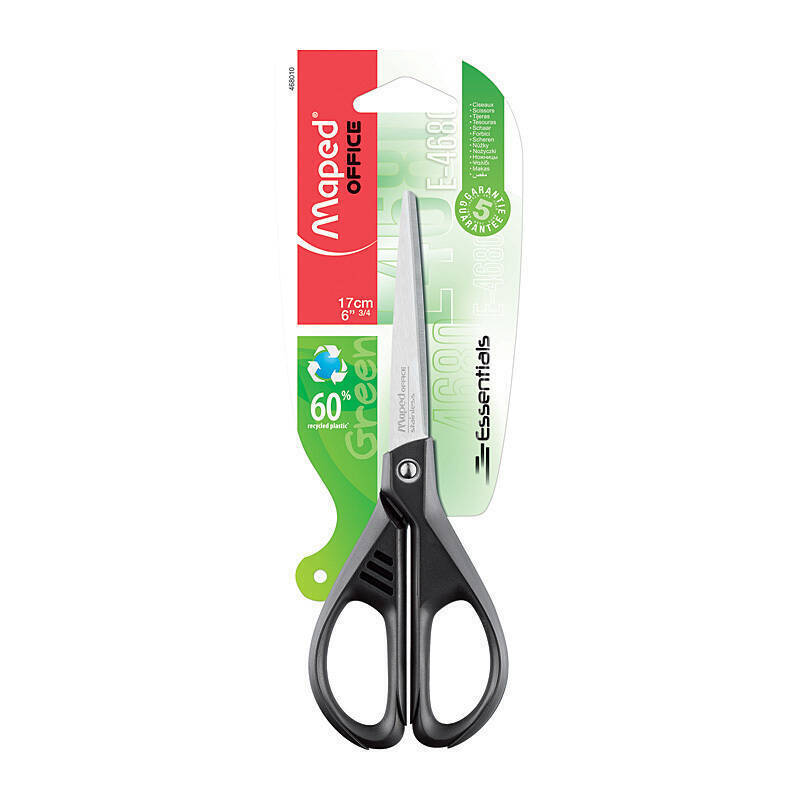 Maped Essent Grn 17cm Scissor - Wholesales Supply
