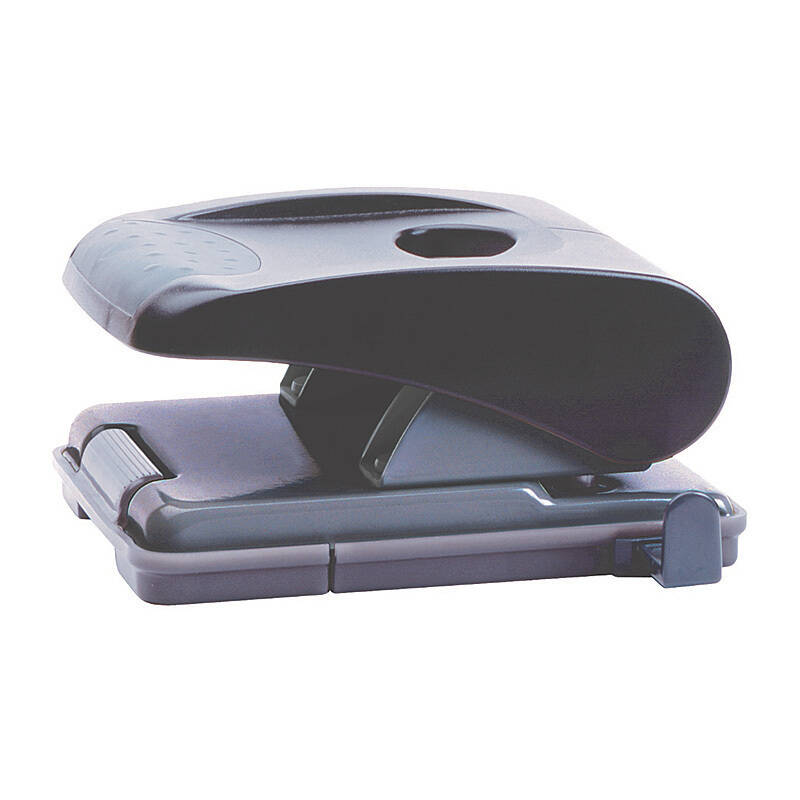 Mbg Punch 2H Plastic 12Sht Blk - Wholesales Supply