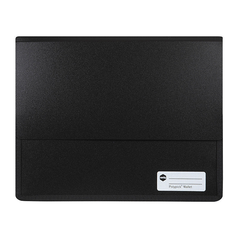 Mbg Wallet A4 H/D Polypick Blk - Wholesales Supply