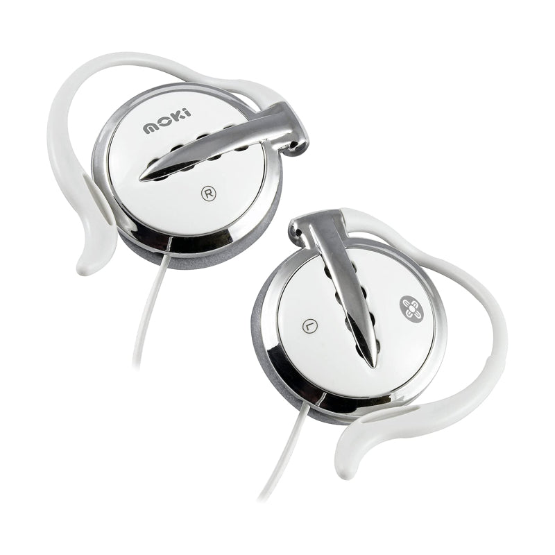 Moki Clip On Earphones White - Wholesales Supply
