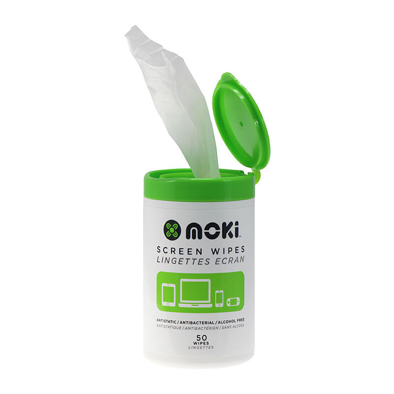 Moki Screen Wipes (50) - Wholesales Supply