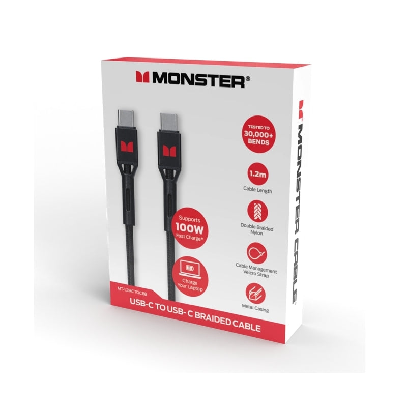 Monster 1.2M C-C Cable B - Wholesales Supply