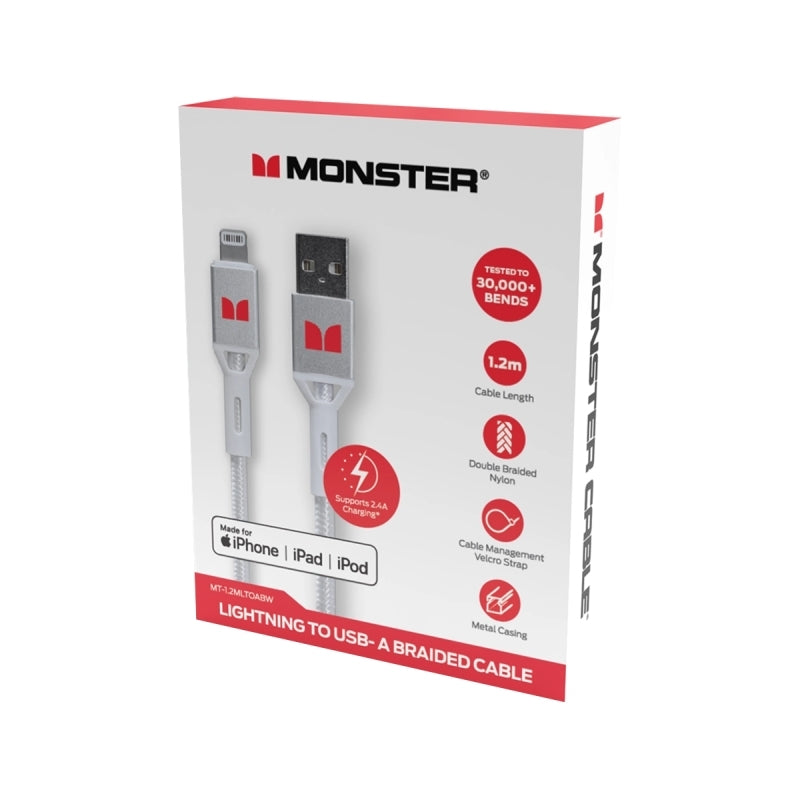 Monster 1.2M LTG-A Cable W - Wholesales Supply