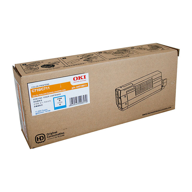 Oki C710N/C711N Cyan Toner - Wholesales Supply