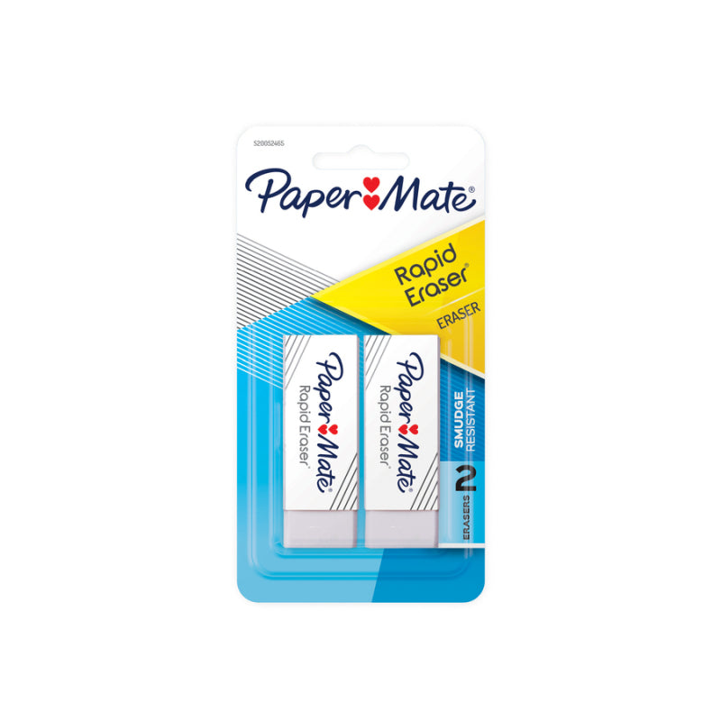 PM Rapid Erase Eraser Pk2 Bx12 - Wholesales Supply