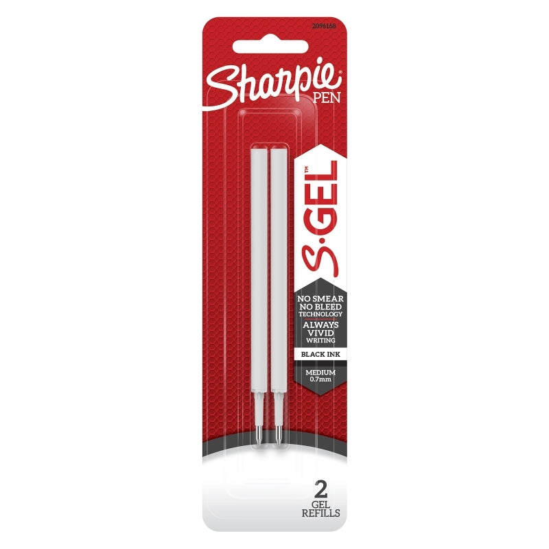 Sharpie Gel Refill Blk Pk2 Bx6 - Wholesales Supply