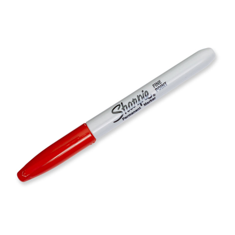 Sharpie Perm Mrkr FP Red Bx12 - Wholesales Supply