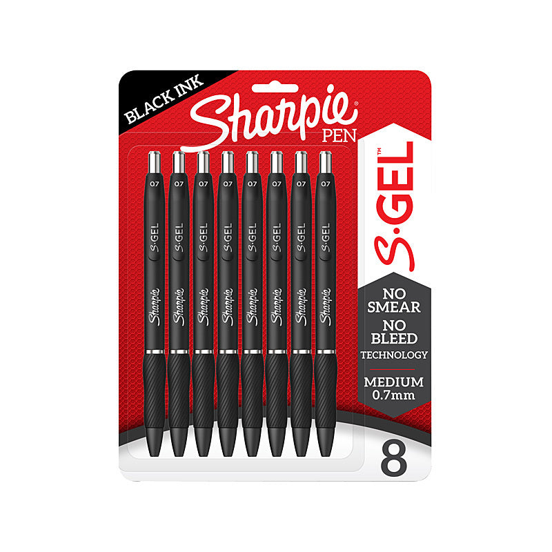 Sharpie RetrPen 0.7 Black Pk8 - Wholesales Supply