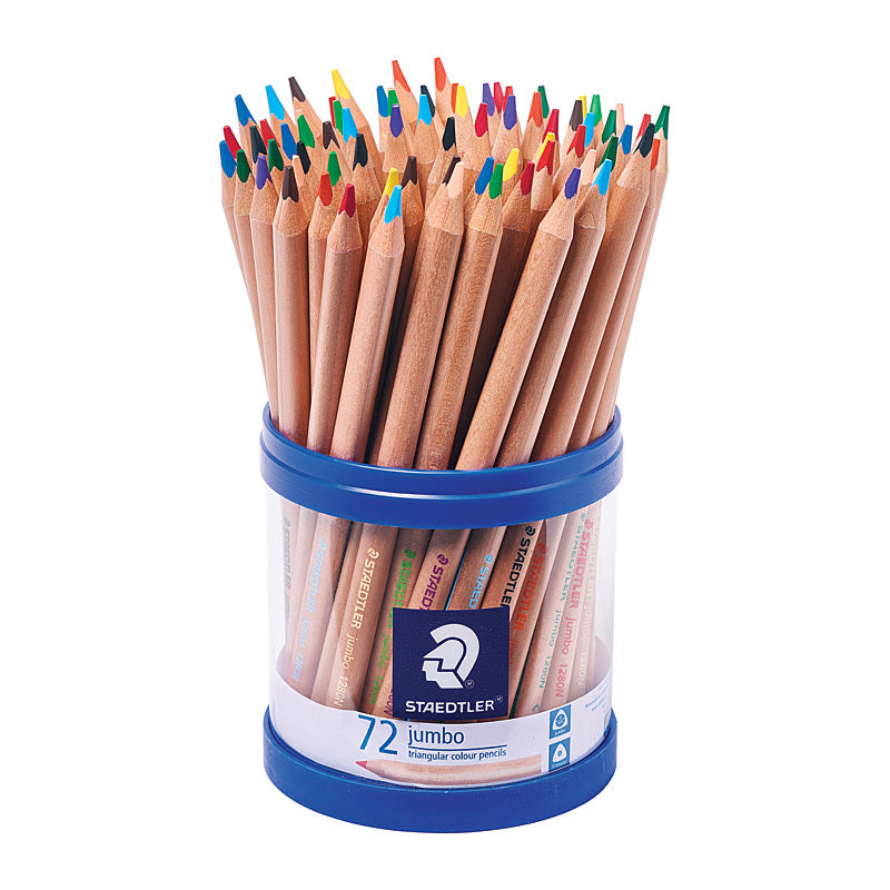 Staedtler Jumbo Col Penc Cup72 - Wholesales Supply