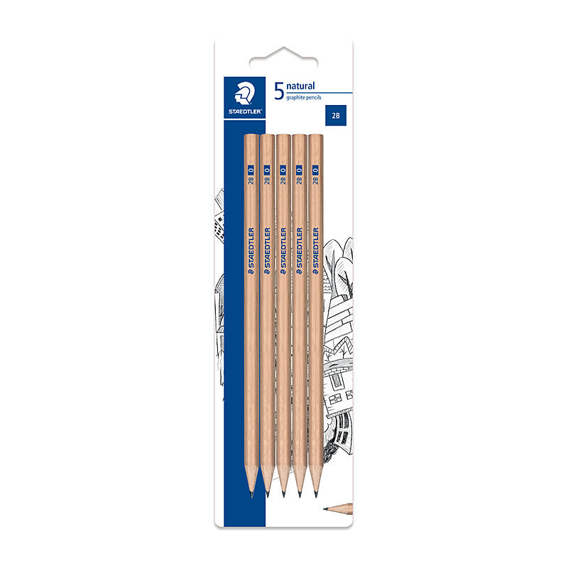 Staedtler Nat Penc 2B Pk5 Bx10 - Wholesales Supply