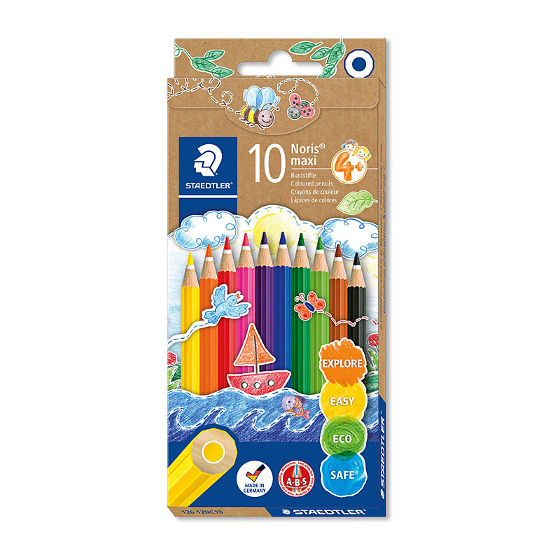 Staedtler NC Maxi Colour Bx10 - Wholesales Supply