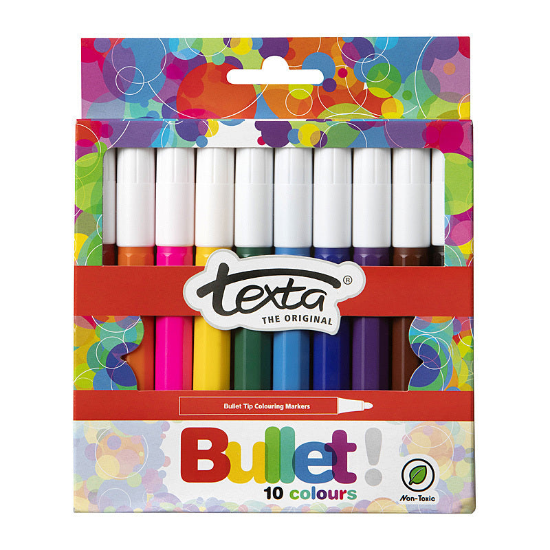 Texta Bulet Coloring Mrkr Pk10 - Wholesales Supply