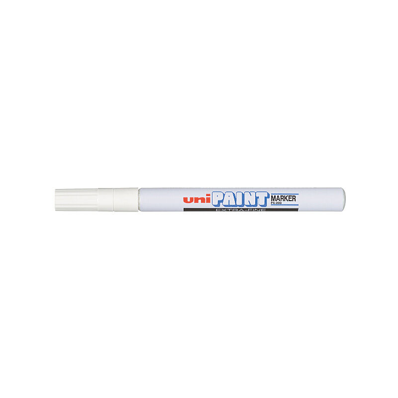 uni Chalk Mrkr XFine Wht Bx12 - Wholesales Supply