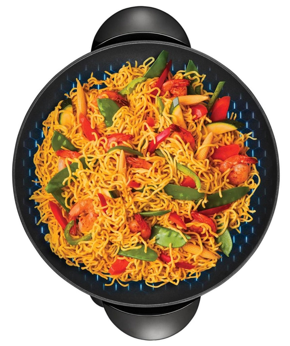 Sunbeam - DiamondForce 7.5L Electric Wok - Blue/Black