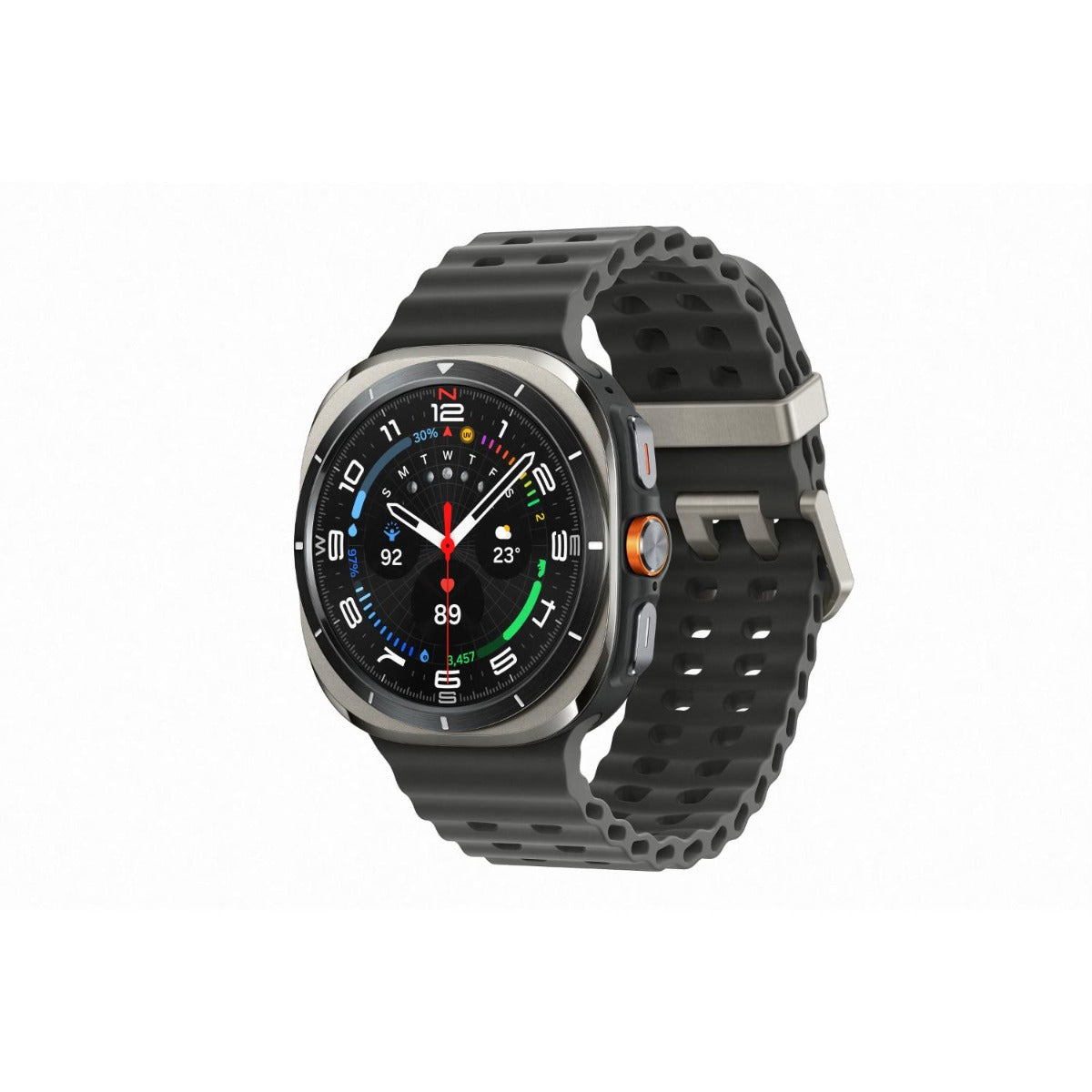 Samsung - 47mm Galaxy Watch Ultra - Titanium/Silver