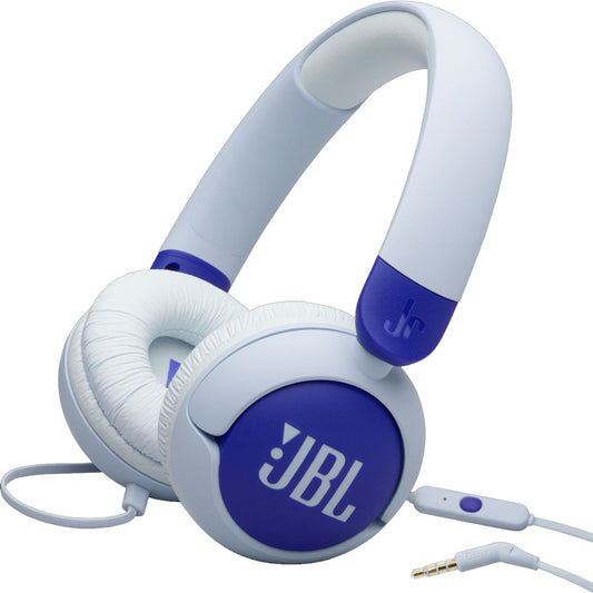 JBL - JR320 Kids Wired On Ear Headphones - Blue