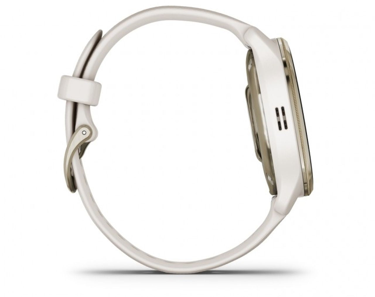 Garmin Venu 2 Plus Fitness Tracker - Cream Gold Bezel with Ivory Case and Silicon Band