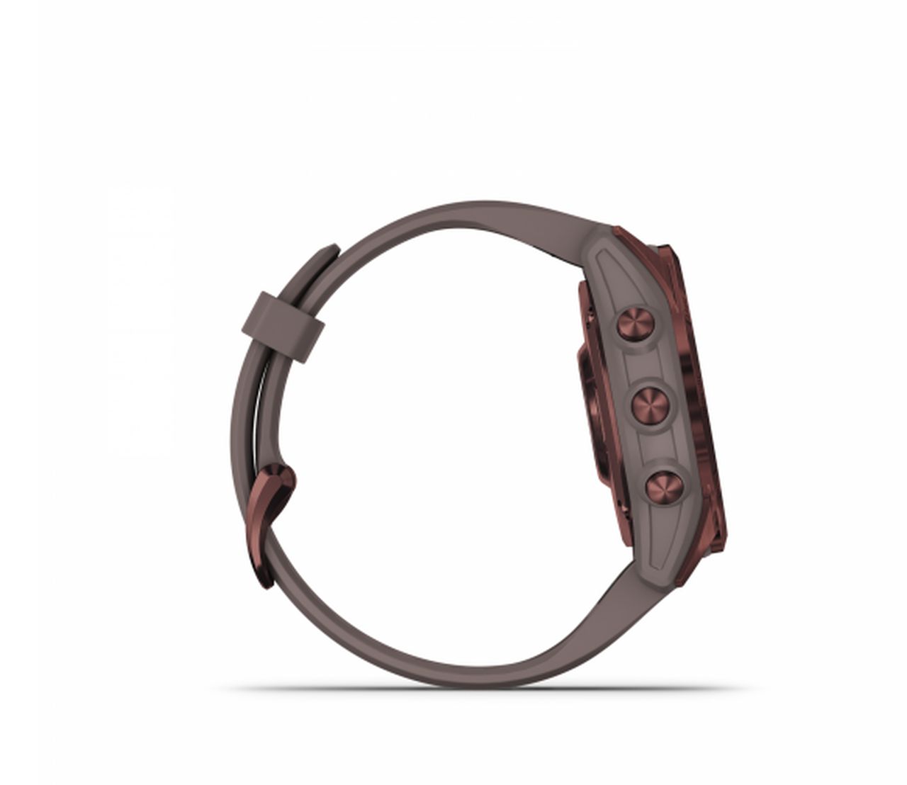 Garmin Fenix 7S Sapphire Solar Watch - Dark Bronze Titanium with Shale Grey Band