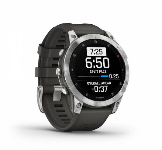 Garmin Epix Gen 2 Watch - Slate Stainless Steel with Silicon Band