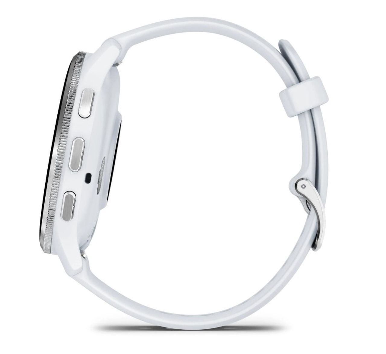 Garmin Venu 3 Sports Watch - Silver Stainless Steel Bezel with Whitestone Case and Silicone Band