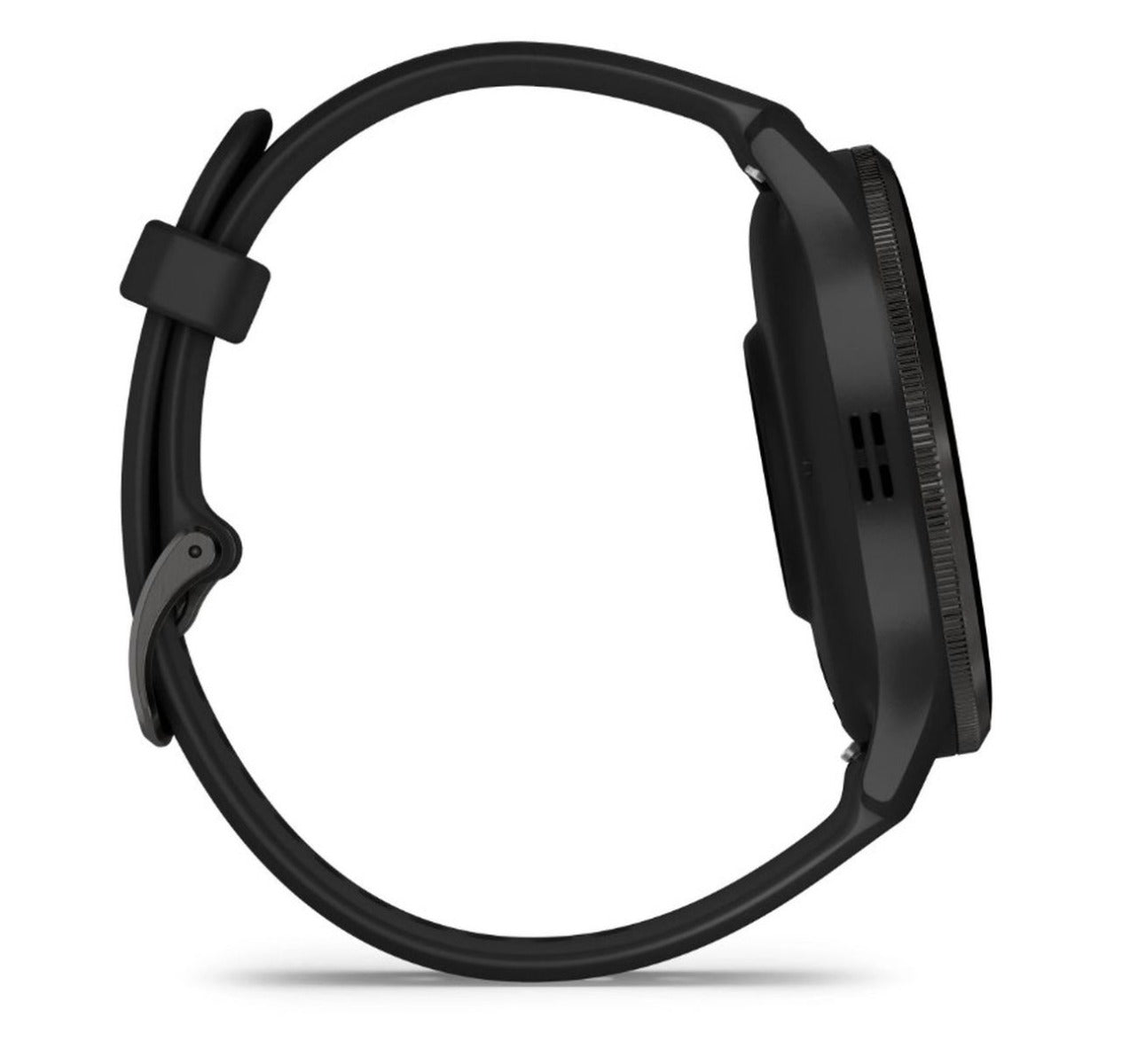 Garmin Venu 3 Sports Watch - Slate Stainless Steel Bezel with Black Case and Silicone Band