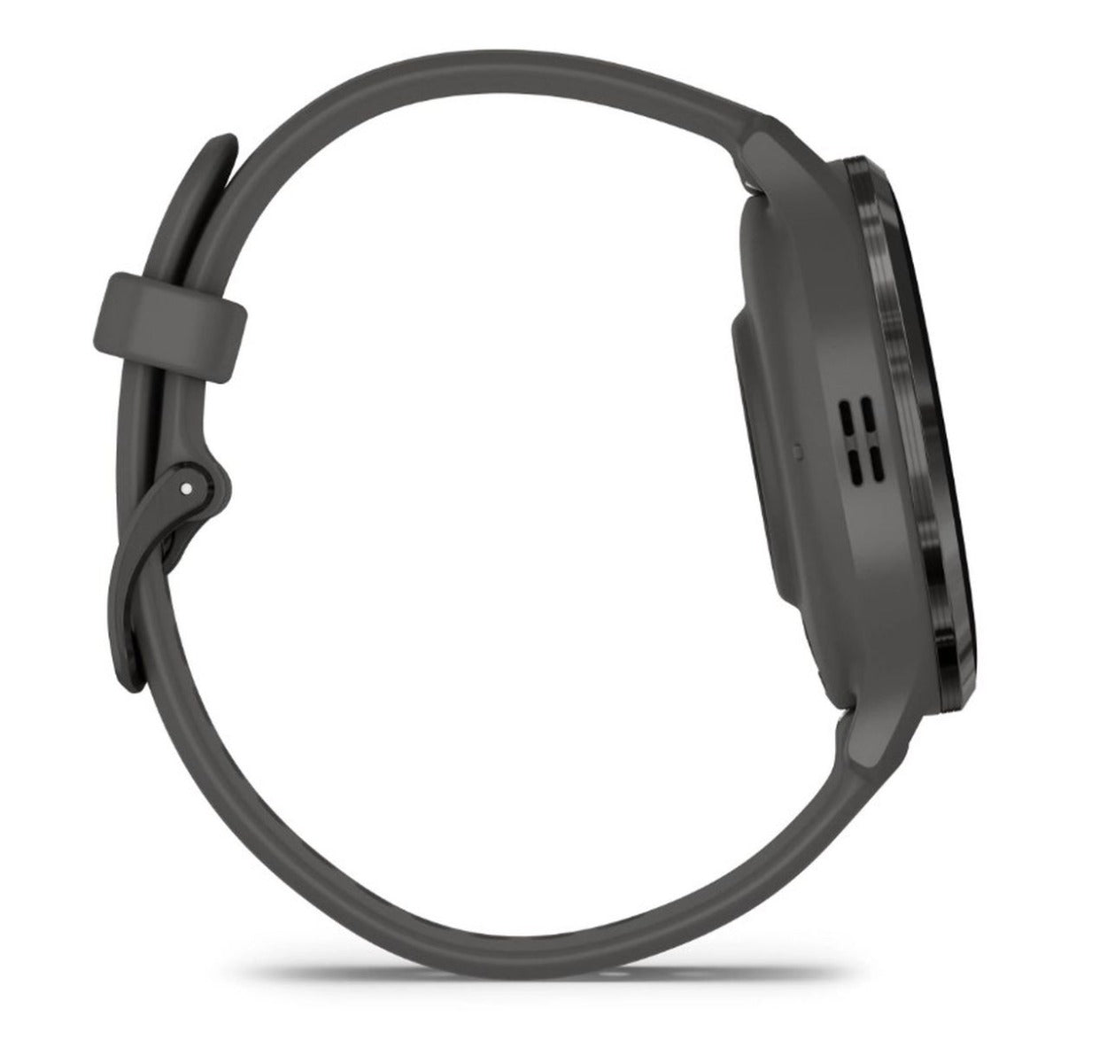 Garmin Venu 3S Sports Watch - Slate Stainless Steel Bezel with Pebble Gray Case and Silicone Band