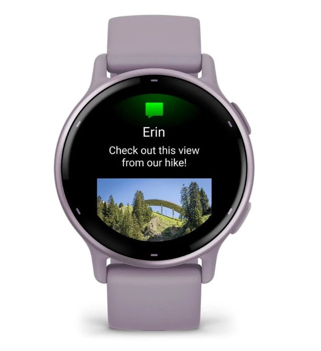 Garmin Vivoactive 5 Smart Watch - Metallic Orchid Bezel with Orchid Case and Silicone Band