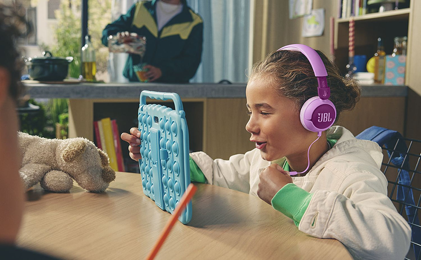 JBL - JR320 Kids Wired On Ear Headphones - Purple