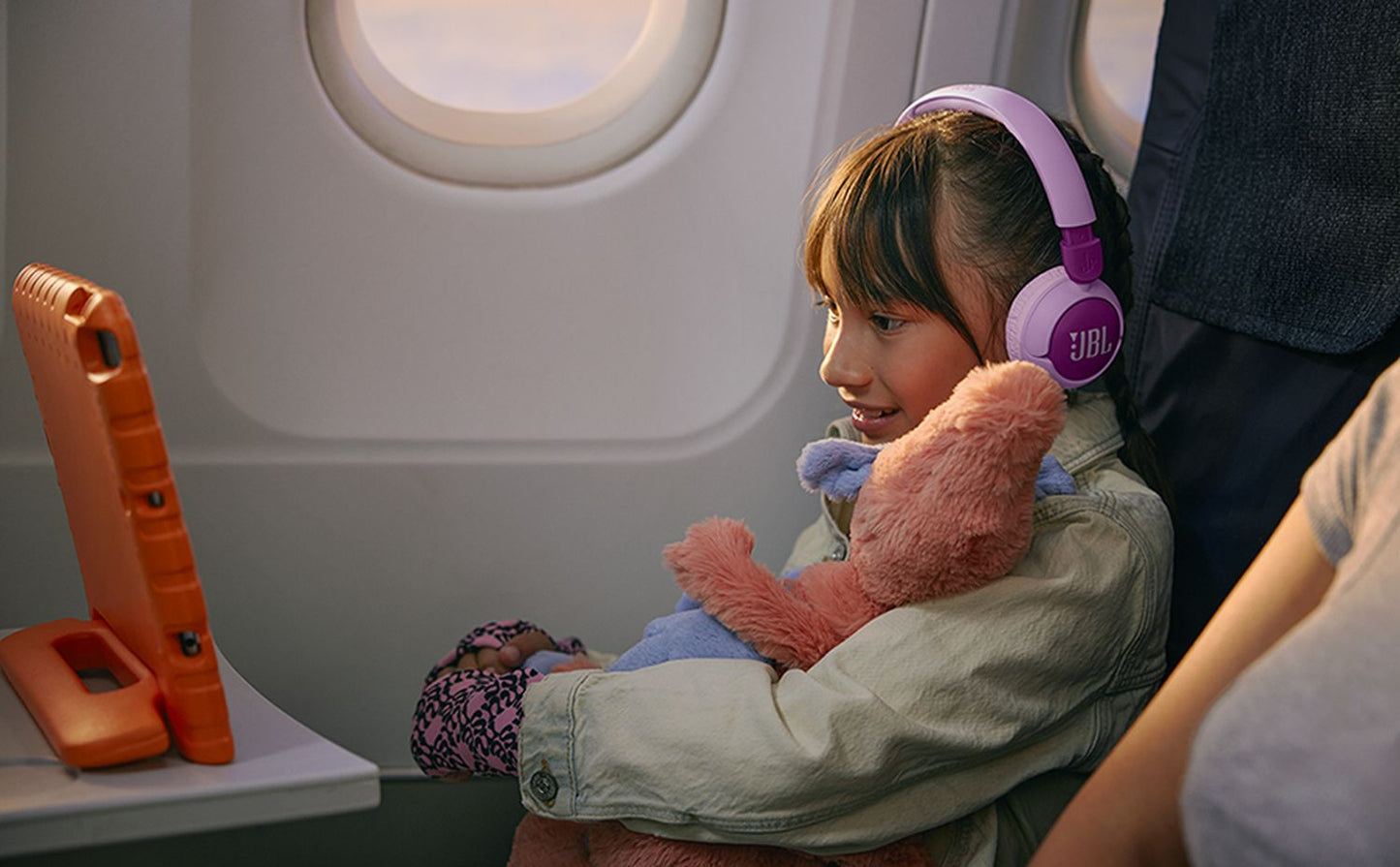 JBL - JR320 Bluetooth Kids On Ear Headphones - Purple