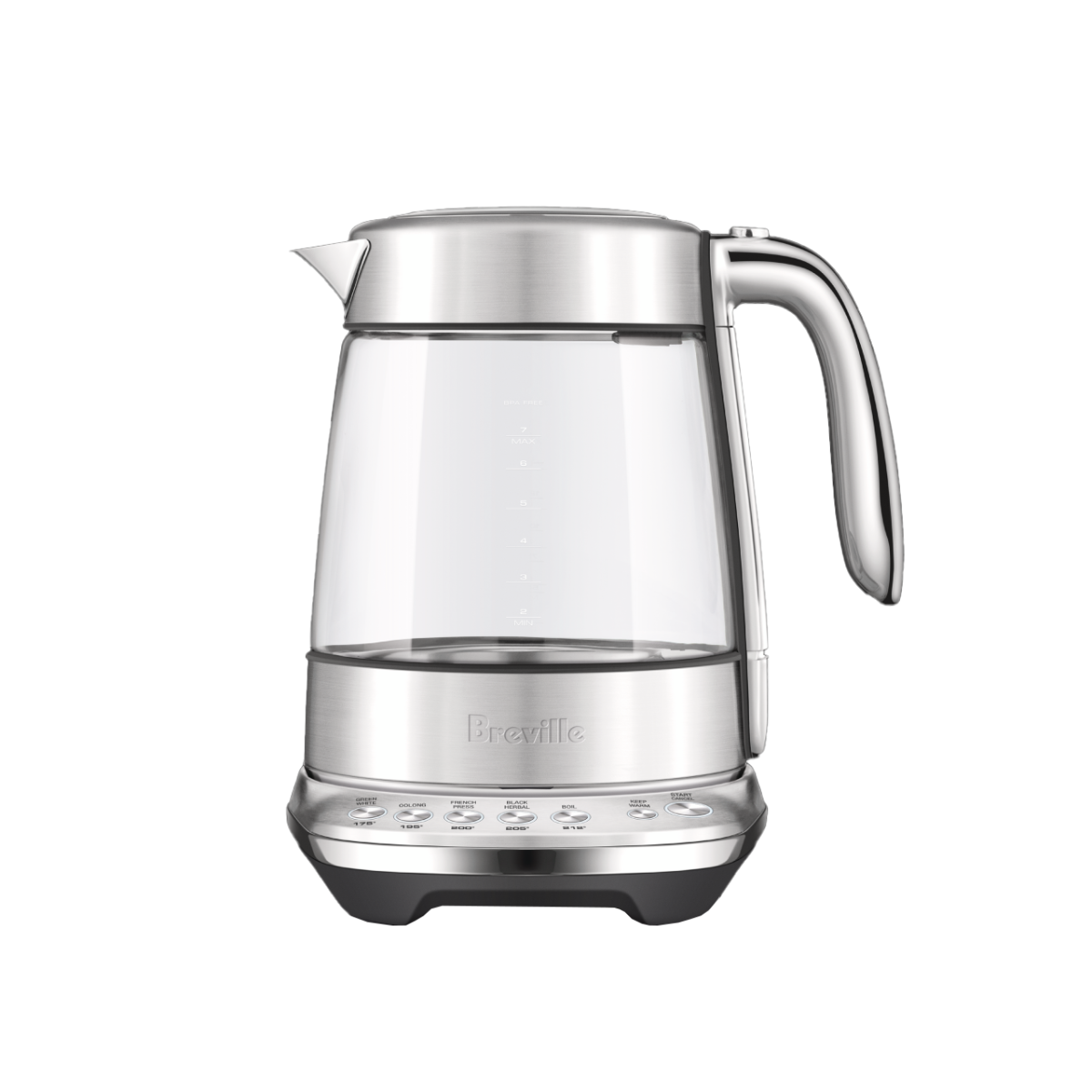 Breville - the Smart Crystal Luxe Kettle - Stainless Steel