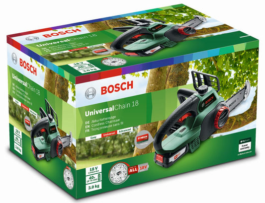 Bosch - UniversalChain 18 Cordless Chainsaw