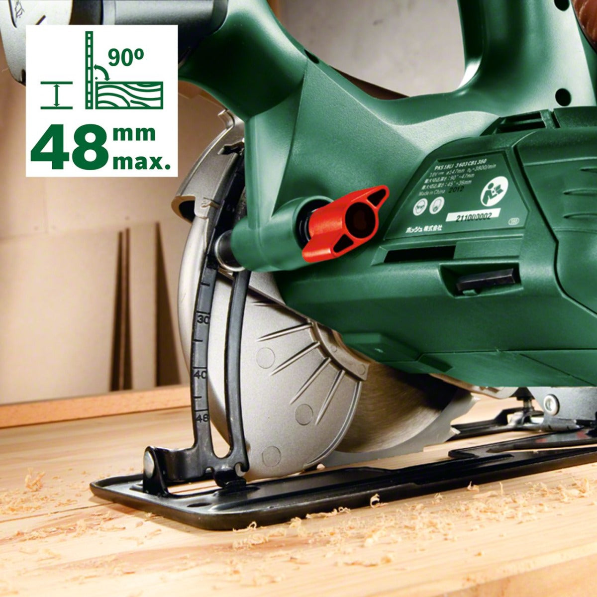 Bosch - Cordless 18V Circular Saw incl Blade, Guide w 4.0ah Battery & Charger