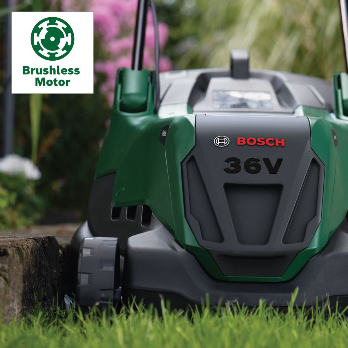 Bosch AdvancedRotak 36V Lawn Mower with 1 x 4ah Battery and Charger