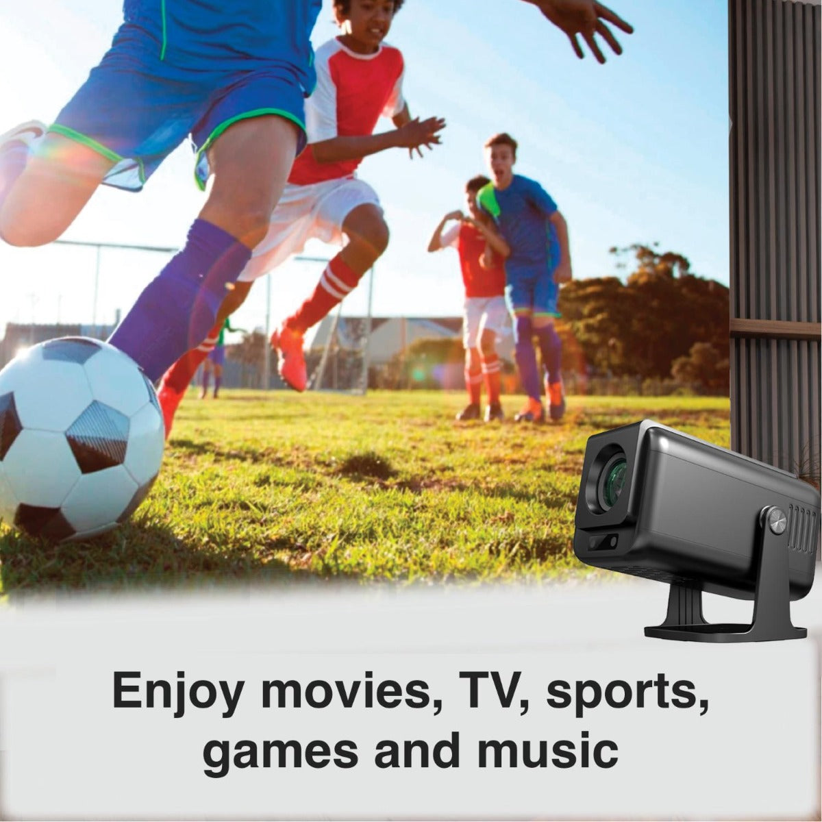 Laser - 1080p Android Multi-Angle LED Projector