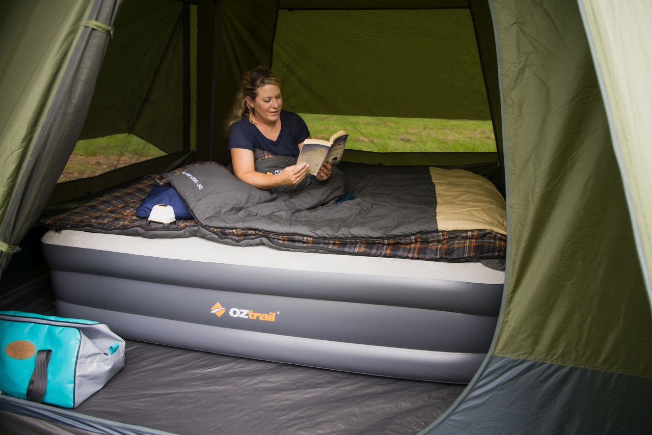 Oztrail - DuoComfort Queen 12V/240V Air Bed