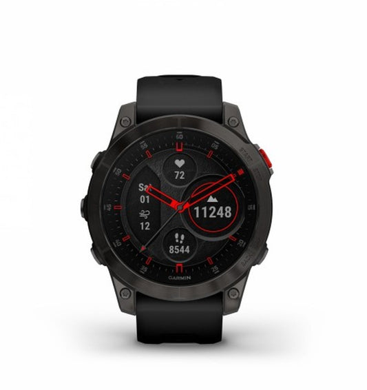 Garmin Epix Gen 2 Watch - Carbon Grey DLC Titanium with Silicon Band