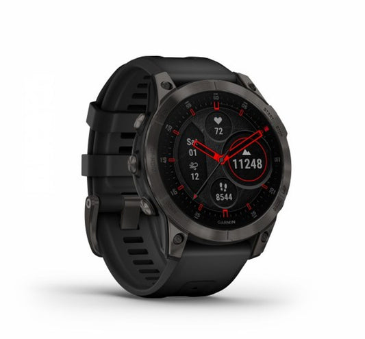 Garmin Epix Gen 2 Watch - Carbon Grey DLC Titanium with Silicon Band